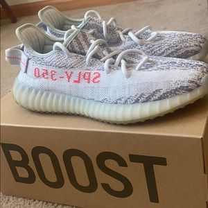 Baby blue Yeezys